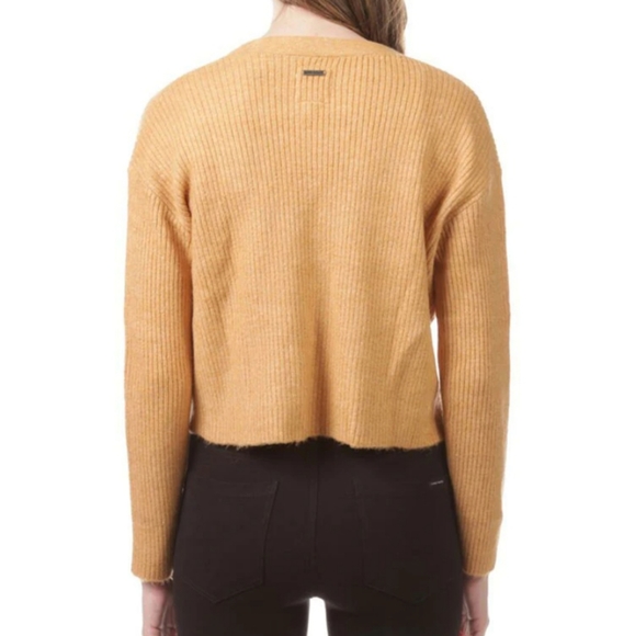 NWT BILLABONG - Match Set Twin Tank Top Cami Sweater & Button Cardigan Gold - Picture 12 of 12